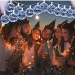 DENR Světelný LED řetěz 20 disco koulí Barva: RGB barevná – Hledejceny.cz