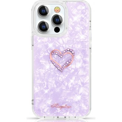 Kingxbar Epoxy Series Swarovski Crystal iPhone 13 Pro Case Purple – Sleviste.cz