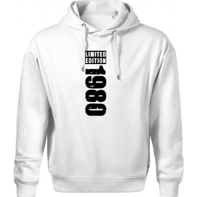 Limited edition 1980 pruh Oversized mikina Moon kratší + širší Bílá – Zbozi.Blesk.cz