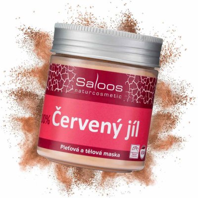 Saloos 100% Red Clay Face and Body Mask 140 g