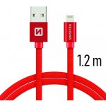 Swissten 71523206 USB 2.0 typ A na Lightning 1,2m červený – Hledejceny.cz