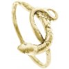 Prsteny Zlatnictví Zlatíčko Prsten ze žlutého zlata had 000.00080