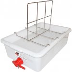 Mellarius Talíř na odvíčkování - 2 rámky - plast vana - nerez – Zboží Dáma