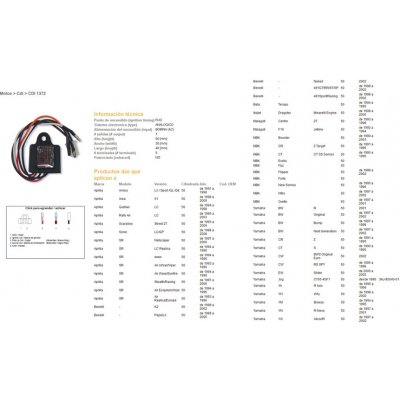 DZE jednotka zapalování CDI APRILIA 50; BENELLI 50; BMK 50; YAMAHA 50 – Zboží Mobilmania