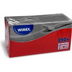 Wimex Ubrousek 2V červený 250 ks 24x24cm