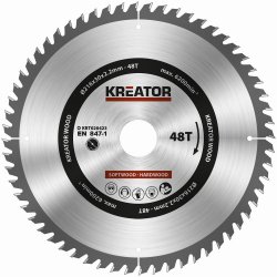 KREATOR KRT020423 - Pilový kotouč na dřevo 216mm, 48T