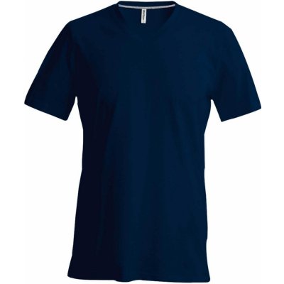 Pánské tričko do V Slim námořnická modrá – Zboží Mobilmania