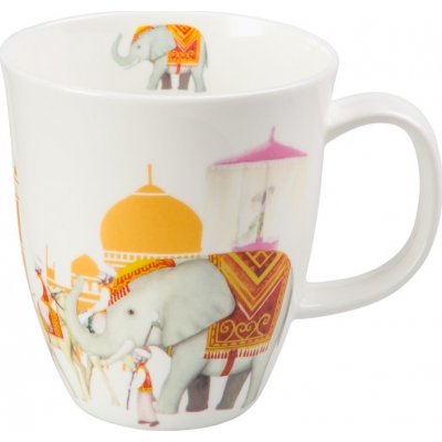 Bone China TeaLogic Mahal Fine porcelánový hrnek slon Indie 400 ml