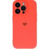 Pouzdro a kryt na mobilní telefon Apple Pouzdro Vennus Valenténské Heart iPhone 14 Pro - korálové