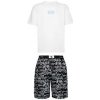 Pánské pyžamo Calvin Klein NM2431EN1N pánské pyžamo krátké bílo černé