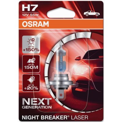 Osram Night Breaker Laser H7 PX26d 12V 55W 64210NL-01B