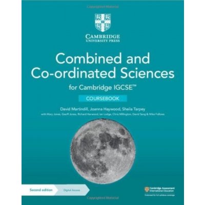 Cambridge IGCSE TM Combined and Co-ordinated Sciences Coursebook with Digital Access 2 Years Martindill DavidMixed media product