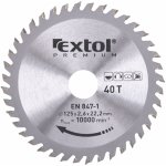 EXTOL PREMIUM Kotouč pilový s SK plátky, O125x2,2x22,2mm, 40T (8803207) – Hledejceny.cz