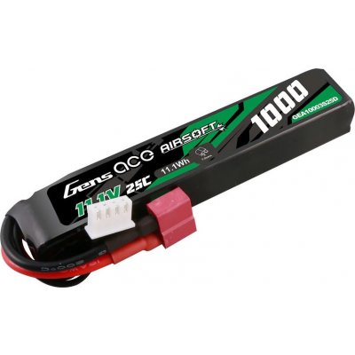 Li-Pol akumulátor Gens ACE 11,1V 1000mAh 25C Dean-T – Zboží Mobilmania