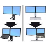 TV ERGOTRON WorkFit CONVERT-TO-LCD & LAPTOP KIT FROM DUAL DISPLAYS – Zboží Mobilmania