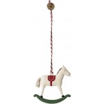 Maileg Kovová vánoční ozdoba Rocking Horse multi barva kov – Zboží Dáma