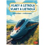 Trefl Omalovánky Vlaky a letadla 20 x 27,5 cm – Zboží Mobilmania