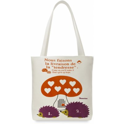 eko dámská nákupní taška shopper ka tote bag print ježci – Zboží Mobilmania