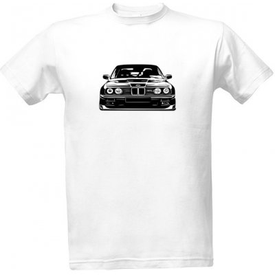 Tričko s potiskem BMW E30 M3 pánské Bílá – Zboží Mobilmania