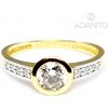 Prsteny Adanito BRR0272GSZlatý z kombinovaného zlata se zirkony