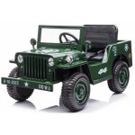 Mamido elektrický vojenský jeep 4x4 zelená – Sleviste.cz