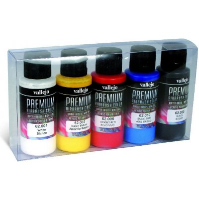 Vallejo Premium Color Set 62101 Premium Basic Opaque Color 5x60 ml. – Zboží Dáma Vallejo Premium Color Set 62101 Premium Basic Opaque Color 5x60 ml. – Zboží Dáma
