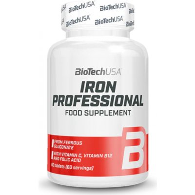 BioTech USA Iron Professional 60 tablet – Hledejceny.cz