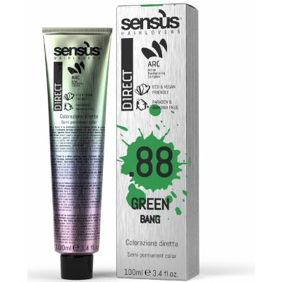 Sensus Direct Bang Přímý Pigment GREEN 100 ml