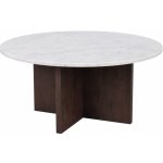 Rowico BROOKSVILLE 90 cm bílá s hnědou podnoží – Hledejceny.cz