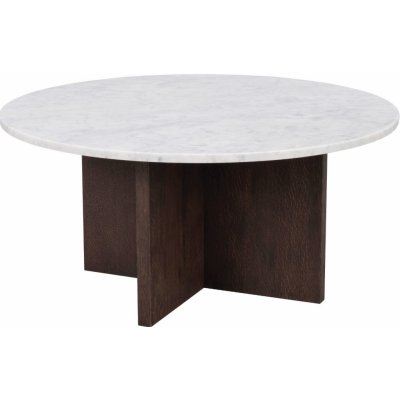 Rowico BROOKSVILLE 90 cm bílá s hnědou podnoží – Hledejceny.cz