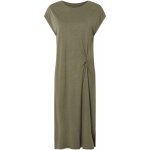 Esmara Dámské lněné šaty s viskózou khaki – Zboží Dáma