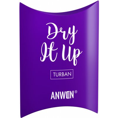 Anwen Dry It Up turban Purple 1 ks