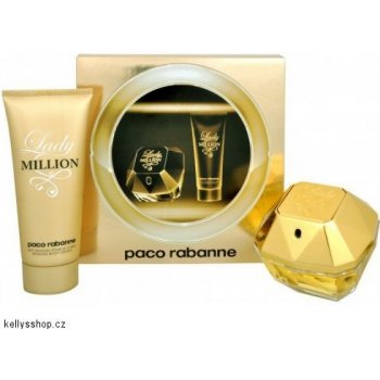 Paco Rabanne Lady Million EDP 80 ml + tělové mléko 100 ml dárková sada