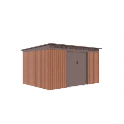G21 Zahradní domek GRAH 915 340 x 269 cm hnědý – Hledejceny.cz