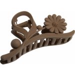 Biju Spona do vlasů - skřipec kopretina, hnědé barvy 8000911-1 – Zboží Dáma