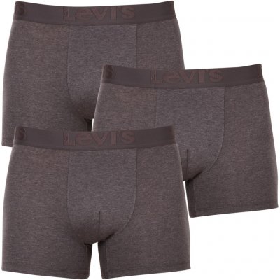 Levis 3 pack pánské boxerky šedé (905045001 007) – Zboží Mobilmania