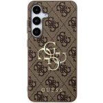 Guess PU 4G Metal Logo Samsung Galaxy S24 hnědé – Sleviste.cz