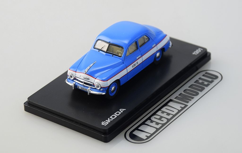 Abrex škoda 1201 sedan 1956 Hlídka VB 1:43