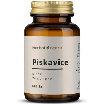 Pískavice kapsle prášek ze semene 100 kapslí – Hledejceny.cz
