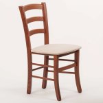 ITTC Stima Paysane s čalouněným sedákem Ořech / Lux béžová 25 – Zboží Dáma