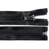 Zip Voděodolný zip šíře 7 mm délka 80 cm spirálový - černá