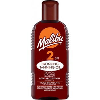 Malibu Bronzing Tanning Oil SPF2 200 ml