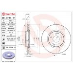 Brzdový kotouč BREMBO 09.D724.11 – Hledejceny.cz