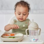 b.box hrneček s brčkem béžová 240 ml – Sleviste.cz