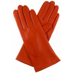 Kreibich dámské rukavice oranžové bezpodšívkové