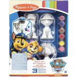 Lowlands Kreativní sada Figurky k vymalování Tlapková patrola/Paw Patrol 3ks s doplňky – Hledejceny.cz