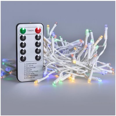 Brilag BRILAGIi LED Vánoční venkovní řetěz 120xLED 8 funkcí 9,5m IP44 multicolor + DO BG0426