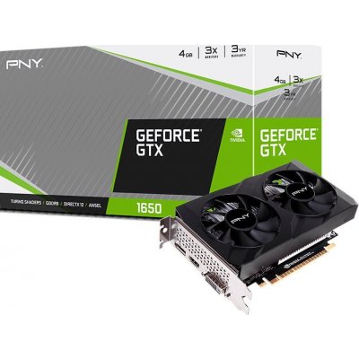 PNY GeForce GTX 1650 Dual Fan 4GB GDDR6 VCG16504D6DFXPB1