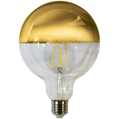 Ecolamp by eLight Dekorační LED žárovka se zrcadlovým vrchlíkem E27 teplá 3000k 7w 806 lm zlatá – Hledejceny.cz