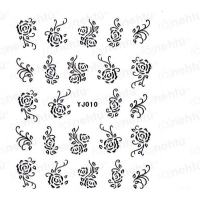 Samolepky na nehty černé 010 – Zbozi.Blesk.cz